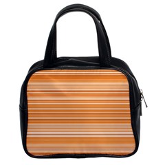 Line Brown Classic Handbags (2 Sides)