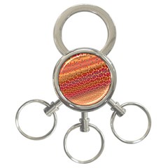 Line Dancing Gold Purple 3-ring Key Chains