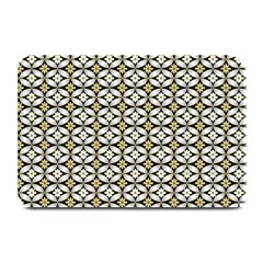 Flower Floral Chevrpn Wave Sunflower Rose Grey Yellow Plate Mats