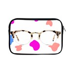 Glasses Blue Pink Brown Apple iPad Mini Zipper Cases Front