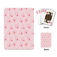 Flower Arrangements Season Pink Playing Card