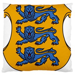 Lesser Arms Of Estonia  Large Flano Cushion Case (two Sides) by abbeyz71