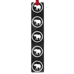 Elephant Wallpaper Pattern Large Book Marks by Amaryn4rt