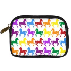 Colorful Horse Background Wallpaper Digital Camera Cases