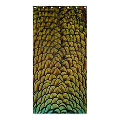 Colorful Iridescent Feather Bird Color Peacock Shower Curtain 36  X 72  (stall)  by Amaryn4rt