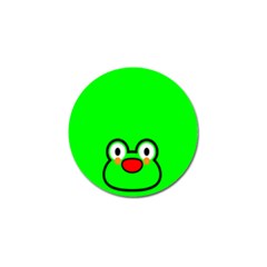 Animals Frog Face Green Golf Ball Marker