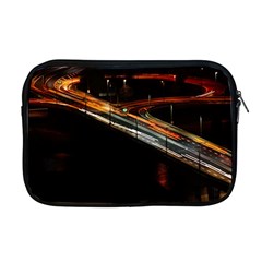 Highway Night Lighthouse Car Fast Apple Macbook Pro 17  Zipper Case by Amaryn4rt