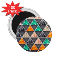 Abstract Geometric Triangle Shape 2 25  Magnets (100 Pack)  by Amaryn4rt