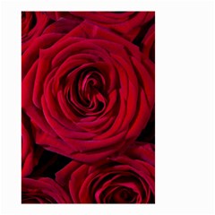 Roses Flowers Red Forest Bloom Small Garden Flag (two Sides) by Amaryn4rt