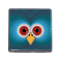Bird Eyes Abstract Memory Card Reader (square) by Amaryn4rt