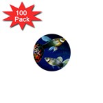 Marine Fishes 1  Mini Buttons (100 pack) 