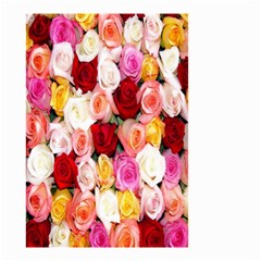 Rose Color Beautiful Flowers Small Garden Flag (two Sides) by Amaryn4rt