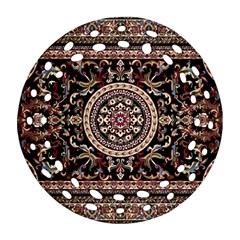 Vectorized Traditional Rug Style Of Traditional Patterns Ornament (round Filigree) by Amaryn4rt