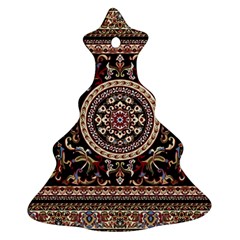 Vectorized Traditional Rug Style Of Traditional Patterns Christmas Tree Ornament (two Sides) by Amaryn4rt