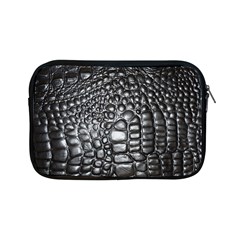 Black Alligator Leather Apple Ipad Mini Zipper Cases by Amaryn4rt
