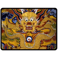 Chinese Dragon Pattern Double Sided Fleece Blanket (large)  by Amaryn4rt