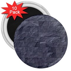 Excellent Seamless Slate Stone Floor Texture 3  Magnets (10 Pack)  by Amaryn4rt