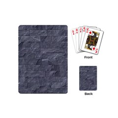 Excellent Seamless Slate Stone Floor Texture Playing Cards (mini)  by Amaryn4rt