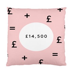 Added Less Equal With Pink White Standard Cushion Case (one Side) by Alisyart