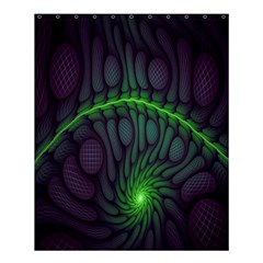 Light Cells Colorful Space Greeen Shower Curtain 60  X 72  (medium)  by Alisyart