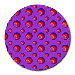 Scatter Shapes Large Circle Red Orange Yellow Circles Bright Round Mousepads by Alisyart