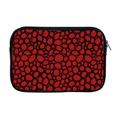 Tile Circles Large Red Stone Apple Macbook Pro 17  Zipper Case by Alisyart