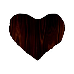 Texture Seamless Wood Brown Standard 16  Premium Heart Shape Cushions