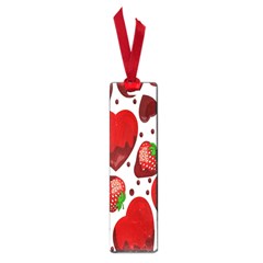 Strawberry Hearts Cocolate Love Valentine Pink Fruit Red Small Book Marks by Alisyart