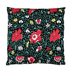 Vintage Floral Wallpaper Background Standard Cushion Case (one Side) by Simbadda