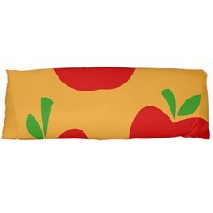 Apple Fruit Red Orange Body Pillow Case (dakimakura) by Alisyart