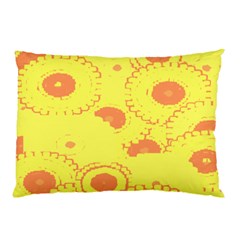 Circles Lime Pink Pillow Case (two Sides)