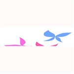 Colorful Butterfly Blue Red Pink Brown Fly Leaf Animals Large Bar Mats 32 x8.5  Bar Mat