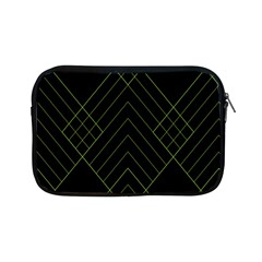 Diamond Green Triangle Line Black Chevron Wave Apple Ipad Mini Zipper Cases by Alisyart