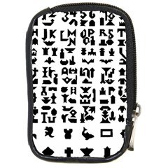 Anchor Puzzle Booklet Pages All Black Compact Camera Cases by Simbadda