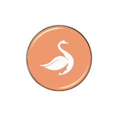 Swan Girl Face Hair Face Orange White Hat Clip Ball Marker (10 Pack) by Alisyart