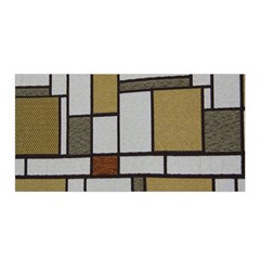 Fabric Textures Fabric Texture Vintage Blocks Rectangle Pattern Satin Wrap by Simbadda
