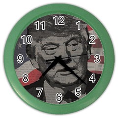 Trump Color Wall Clocks by Valentinaart