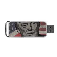Trump Portable Usb Flash (one Side) by Valentinaart