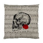Skull and rose  Standard Cushion Case (One Side) Front