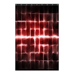 Electric Lines Pattern Shower Curtain 48  X 72  (small)  by Simbadda