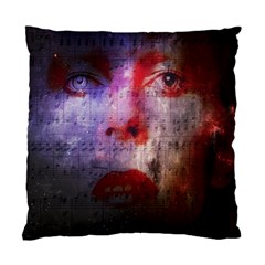 David Bowie  Standard Cushion Case (two Sides) by Valentinaart