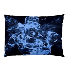 Blue Angel Pillow Case (two Sides) by Valentinaart