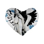 Angel Standard 16  Premium Flano Heart Shape Cushions