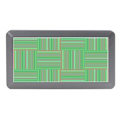 Geometric Pinstripes Shapes Hues Memory Card Reader (mini) by Simbadda