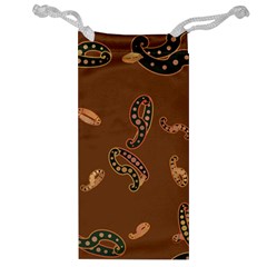 Brown Forms Jewelry Bag by Simbadda