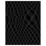 Pattern Dark Texture Background Drawstring Bag (Small)
