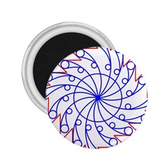 Line  Red Blue Circle 2 25  Magnets