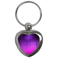 Pattern Light Color Structure Key Chains (heart)  by Simbadda