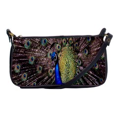 Multi Colored Peacock Shoulder Clutch Bags