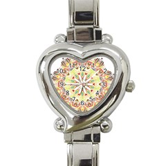 Intricate Flower Star Heart Italian Charm Watch by Alisyart